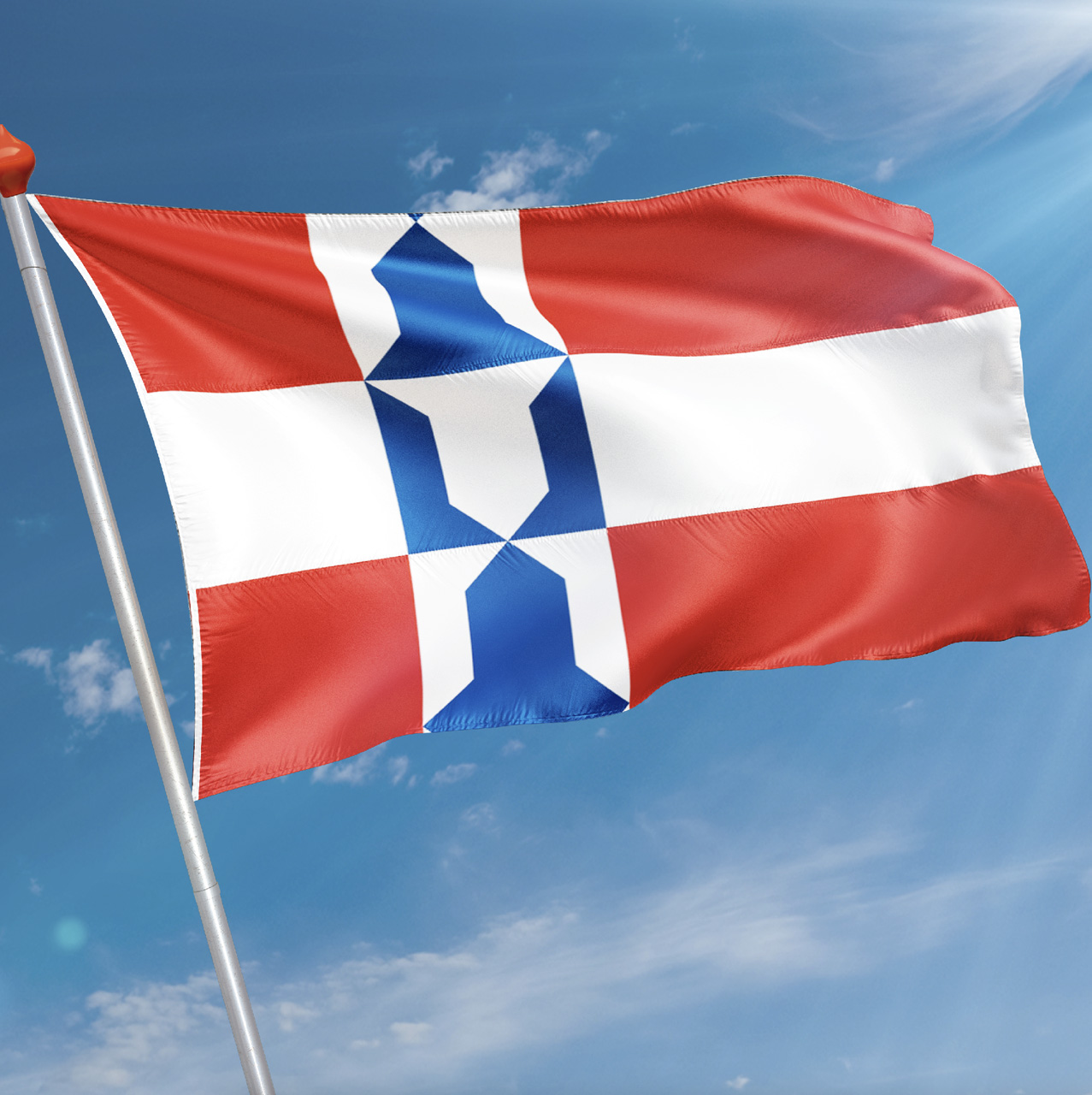 Vlag Houten