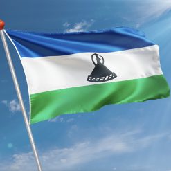 Alternative view of Vlag Lesotho