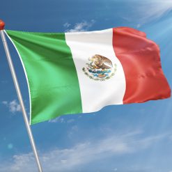 Alternative view of Vlag Mexico