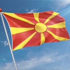 Alternative view of Vlag Noord-Macedonië