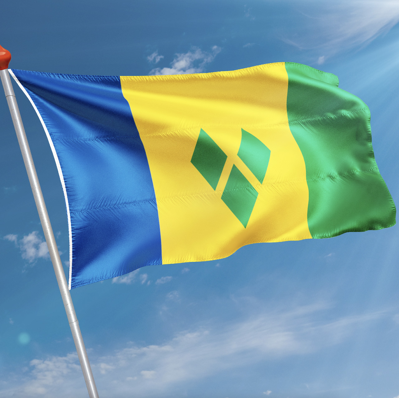 Vlag St. Vincent en de Grenadines