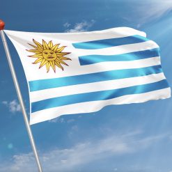 Alternative view of Vlag Uruguay