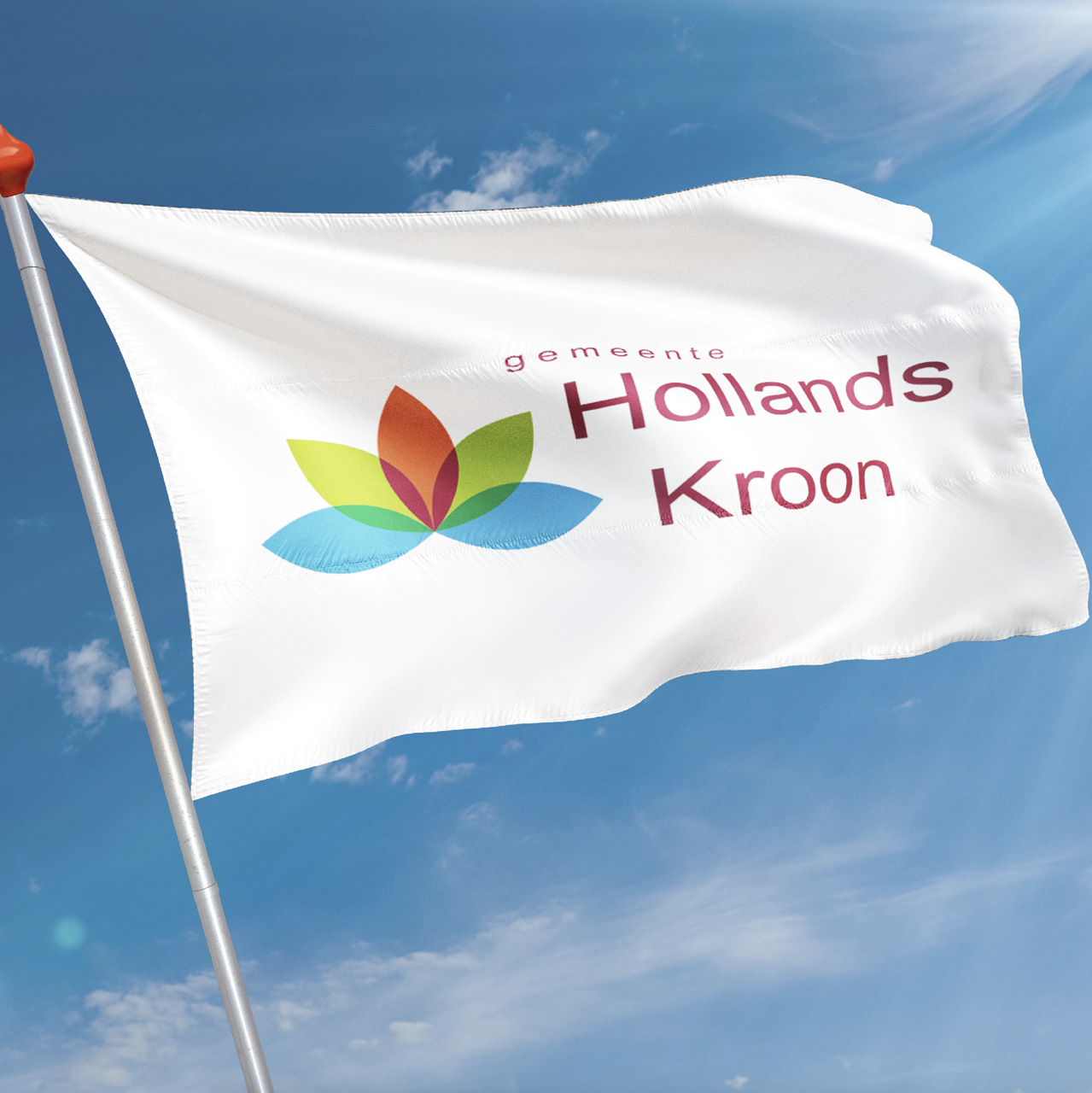 Vlag Hollands Kroon