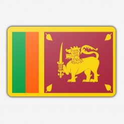 Tafelvlag Sri Lanka