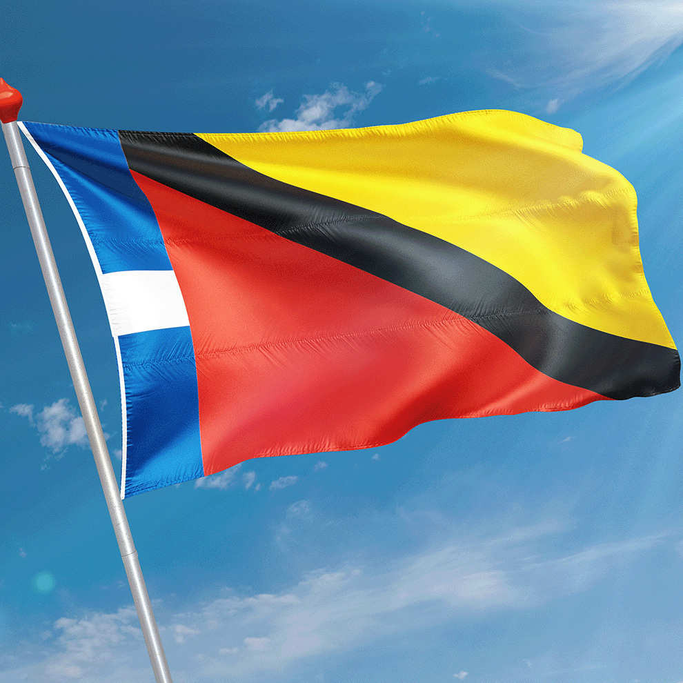 Vlag Cornwerd (Koarnwert)