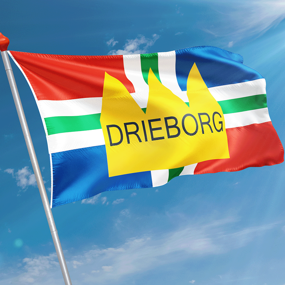 Vlag Drieborg (Drijbörg)
