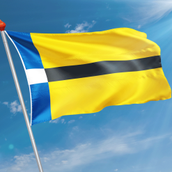 Alternative view of Vlag Kornwerderzand (Koarnwertersân)